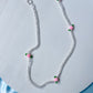 Pink Rosette Necklace