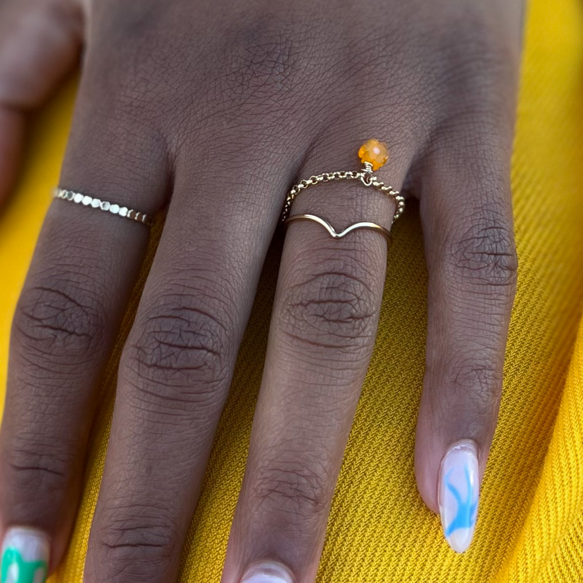 Roop Jewelry flower pendant ring. Gold filled rings in Oakland, Ca. Spring 2022 jewelry trends. Summer 2022 jewelry trends. Spring 2022 fashion trends. Summer 2022 fashion trends.