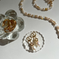 Roop Jewelry Bloom Earrings, freshwater pearl.